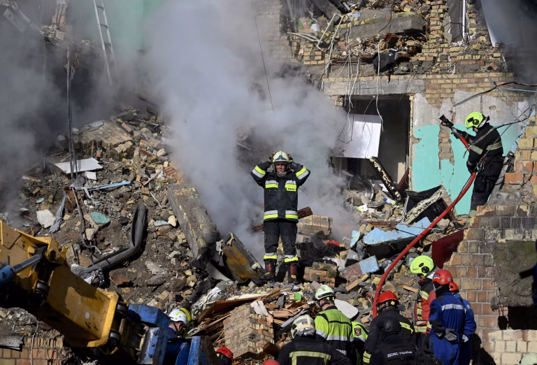 Russia Launches Massive Overnight Strikes On Kyiv