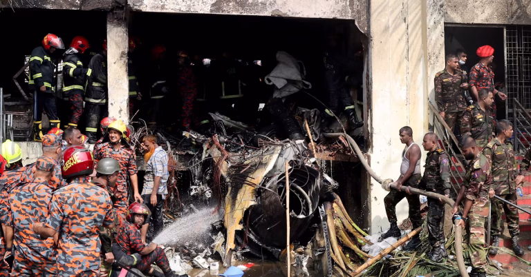 Military Jet Crash In Bangladesh Kills Dozens Of School Children